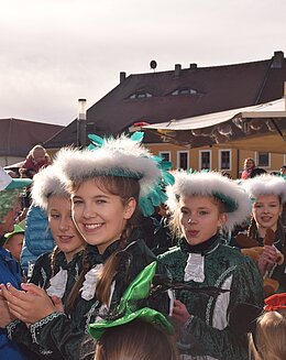 Mädchen der großen Schülergarde